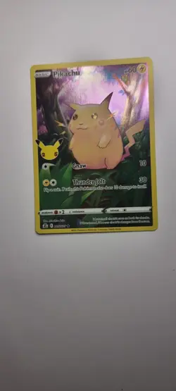 Pokemon Pikachu Celebrations Full Art Card 005/025 NM Condition - Image 2