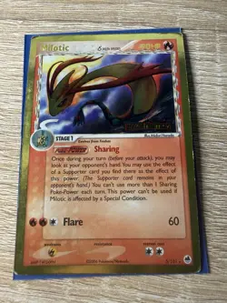 Milotic (Delta Species) 5/101 Holo Rare Pokemon Card - HEAVILY PLAYED - Image 1