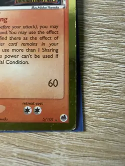 Milotic (Delta Species) 5/101 Holo Rare Pokemon Card - HEAVILY PLAYED - Image 5