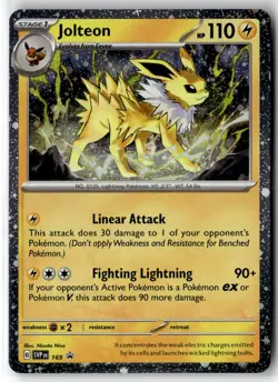 Jolteon ⭐ 169 Holo Promo Scarlet & Violet 2023 Pokemon NM - Image 1