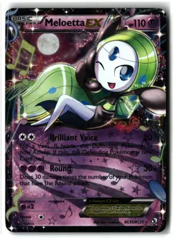 Meloetta EX ⭐ RC11/RC25 Holo Rare Legendary Treasures 2013 Pokemon NM/LP - Image 1