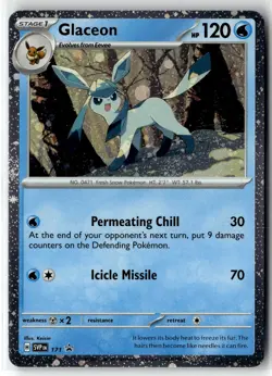 Glaceon ⭐ 171 Holo Promo Scarlet & Violet 2023 Pokemon NM - Image 1