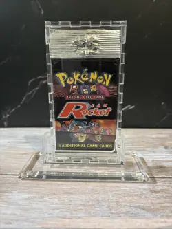Pokemon Wizards Of The Coast Team Rocket Long Crimp Booster Pack - Image 1