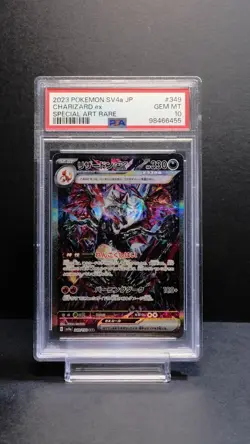 Pokemon Charizard EX 349/190 Shiny Treasure PSA 10 Japanese - Image 1