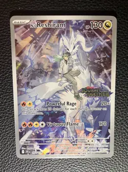 Pokemon N’s Reshiram 167/159 Journey Together Illustration Rare *Stamped* - Image 1