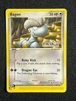 2003 Pokemon EX Dragon-Bagon #50-GEN CON Black Star Promo- Super Rare- NM - Image 2