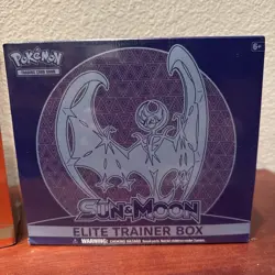 Sun & Moon Base Set ETB Set (Solgaleo & Lunala) Factory Sealed Elite Trainer Box - Image 3