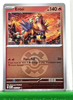 Entei - 025/217 Pokemon TCG - Ascended Heroes - Quick Ball Reverse Holo Rare NM - Image 1