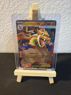 Mega Charizard Y ex 022/217 Ascended Heroes English Pokemon TCG In Hand N/M - Image 1