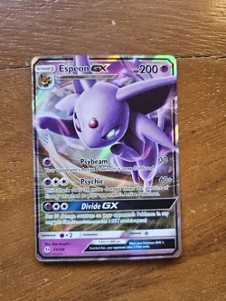 Espeon GX 61/149 Sun & Moon Base Set Holo Ultra Rare Pokemon EX - Image 1