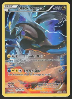 Black Kyurem XY80 Promo Pokemon TCG XY Promos LP - Image 1