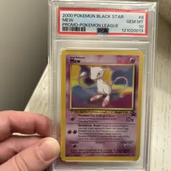 2000 Pokemon Black Star Mew - 8 Wotc Promo Regular - Image 4