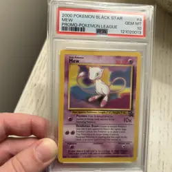 2000 Pokemon Black Star Mew - 8 Wotc Promo Regular - Image 5
