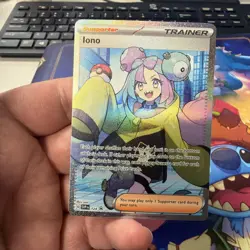 Iono ⭐ 124 Holo Promo Scarlet & Violet 2023 Pokemon NM - Image 2