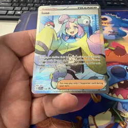 Iono ⭐ 124 Holo Promo Scarlet & Violet 2023 Pokemon NM - Image 3
