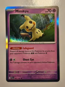 2023 SCARLET & VIOLET PALDEAN EVOLVED MIMIKYU 97/193 HOLO - Image 1