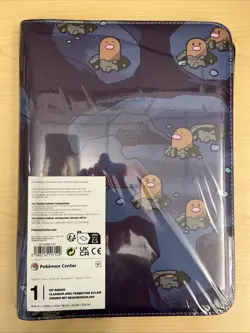 Pokemon TCG Diglett's Cave Zip Binder Pokemon Center Exclusive SEALED - Image 1