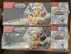 LOT OF 2 - Pokemon Prismatic Evolutions Surprise Box & Booster Bundle Sams Club - Image 1