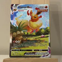 Pokemon Flareon VMAX SWSH180 Sword & Shield Promo Single Strike Holo Card - Image 1