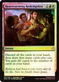 Heartwarming Redemption FOIL War of the Spark NM Uncommon CARD ABUGames - Image 1