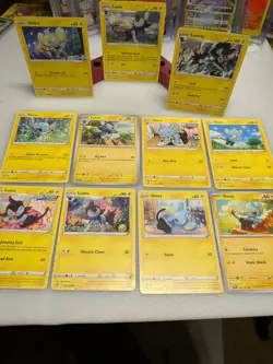 Shinx Luxio Luxray Pokemon Card Lot Of 11 Cards - Image 1