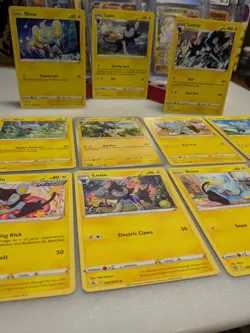 Shinx Luxio Luxray Pokemon Card Lot Of 11 Cards - Image 3