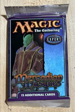 Wizards of the Coast Mercadian Masques Booster Pack - 15 Cards New SEALED! - Image 1