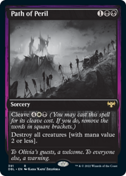 Path of Peril (Silver Screen) FOIL Innistrad: Double Feature - Crimson Vow NM - Image 1
