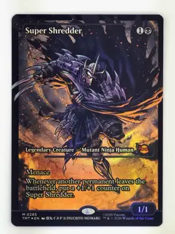 Super Shredder Showcase FOIL Teenage Mutant Ninja Turtles MTG - Image 1