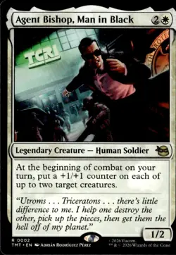 Teenage Mutant Ninja Turtles MTG Agent Bishop, Man In Black #R 0002 - Image 1