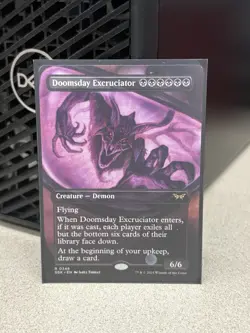 1x Doomsday Excruciator, Borderless Art, Magic the Gathering MTG NM - Image 1