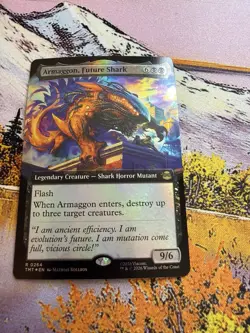 Armaggon, Future Shark - Foil - Extended Art Teenage Mutant Ninja Turtles MTG - Image 1