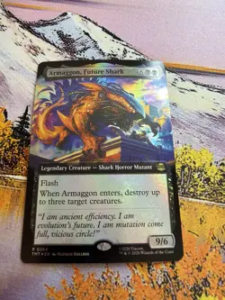 Armaggon, Future Shark - Foil - Extended Art Teenage Mutant Ninja Turtles MTG - Image 5