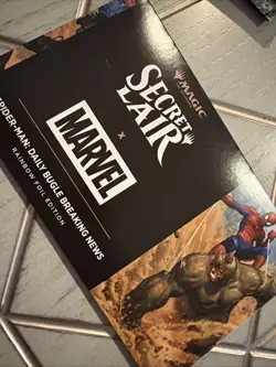 MTG Secret Lair x Marvel's Spider-Man: Daily Bugle Breaking News Rainbow Foil - Image 1