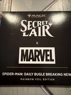 MTG Secret Lair x Marvel's Spider-Man: Daily Bugle Breaking News Rainbow Foil - Image 2