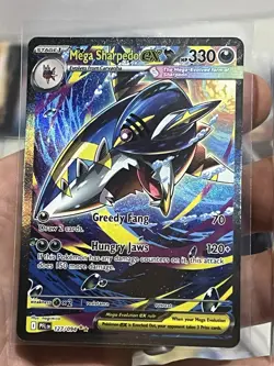 Pokemon Mega Sharpedo EX 127/094 SIR Me02: Phantasmal Flames - Image 1
