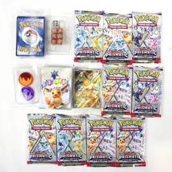 Pokemon TCG Scarlet/Violet Prismatic Evolutions Elite Trainer Box (Damaged Box) - Image 2