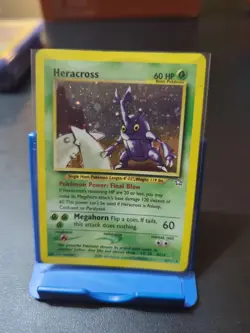 Pokemon TCG Heracross Neo Genesis Holo Card 6/111 Vintage Rare - Image 1