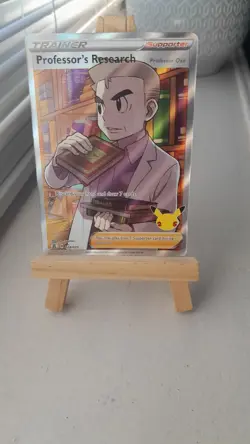 Professors Research Holo Rare Pokemon TCG Card 024/025 Celebrations - Image 1