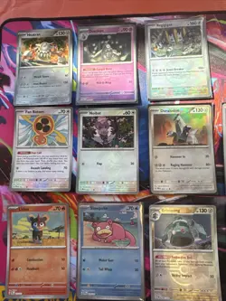Pokemon TCG: Prismatic Evolutions Lot 11 Masterball Cards NM/M Goldeen Slowpoke - Image 3
