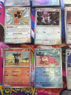 Pokemon TCG: Prismatic Evolutions Lot 11 Masterball Cards NM/M Goldeen Slowpoke - Image 4