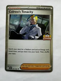 Pokemon TCG Colress's Tenacity Ultra Ball League Promo 057/064 Asia Stamp - Image 1