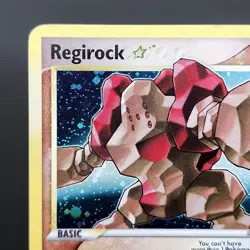 Regirock Gold Star 91/92 EX Legend Maker Holofoil Rare Pokemon TCG 2006 LP-NM - Image 3