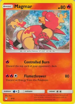 Magmar - Holo - 3/12 McDonald’s Promo - Pokemon TCG- 2019 - Image 1