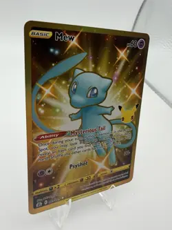 Pokemon Mew Celebrations 2021 Gold Secret Rare Full Art NM#025/025 English - Image 2