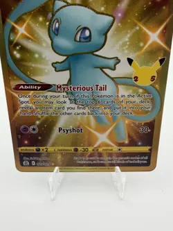 Pokemon Mew Celebrations 2021 Gold Secret Rare Full Art NM#025/025 English - Image 5