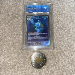 Pokemon TCG Blastoise EX 200/165 SIR Pokemon 151 S&V English Ace 9 Mint ⚡ - Image 1