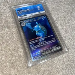Pokemon TCG Blastoise EX 200/165 SIR Pokemon 151 S&V English Ace 9 Mint ⚡ - Image 2