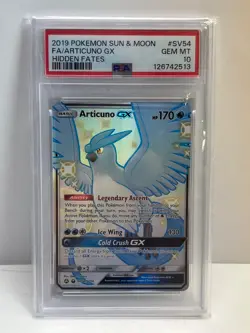 Articuno GX SV54/SV94 - Hidden Fates - Pokemon Card - PSA 10 - Image 1