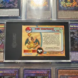 Charizard 1999 Topps Pokemon TV #6 Black Logo Foil SGC 8.5 - Image 2